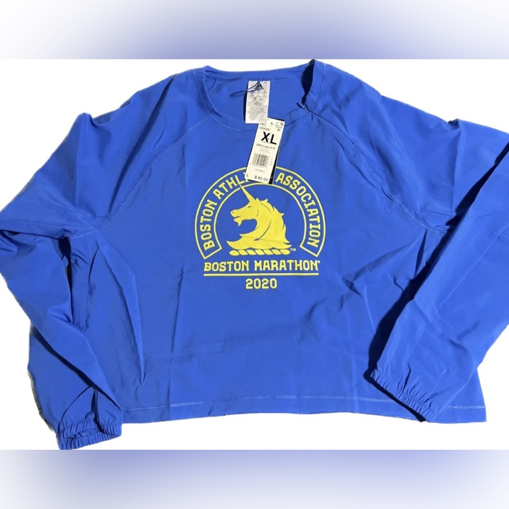 Adidas Boston Marathon Running Long Sleeve Shirt Women’s Size XL Adidas NWT